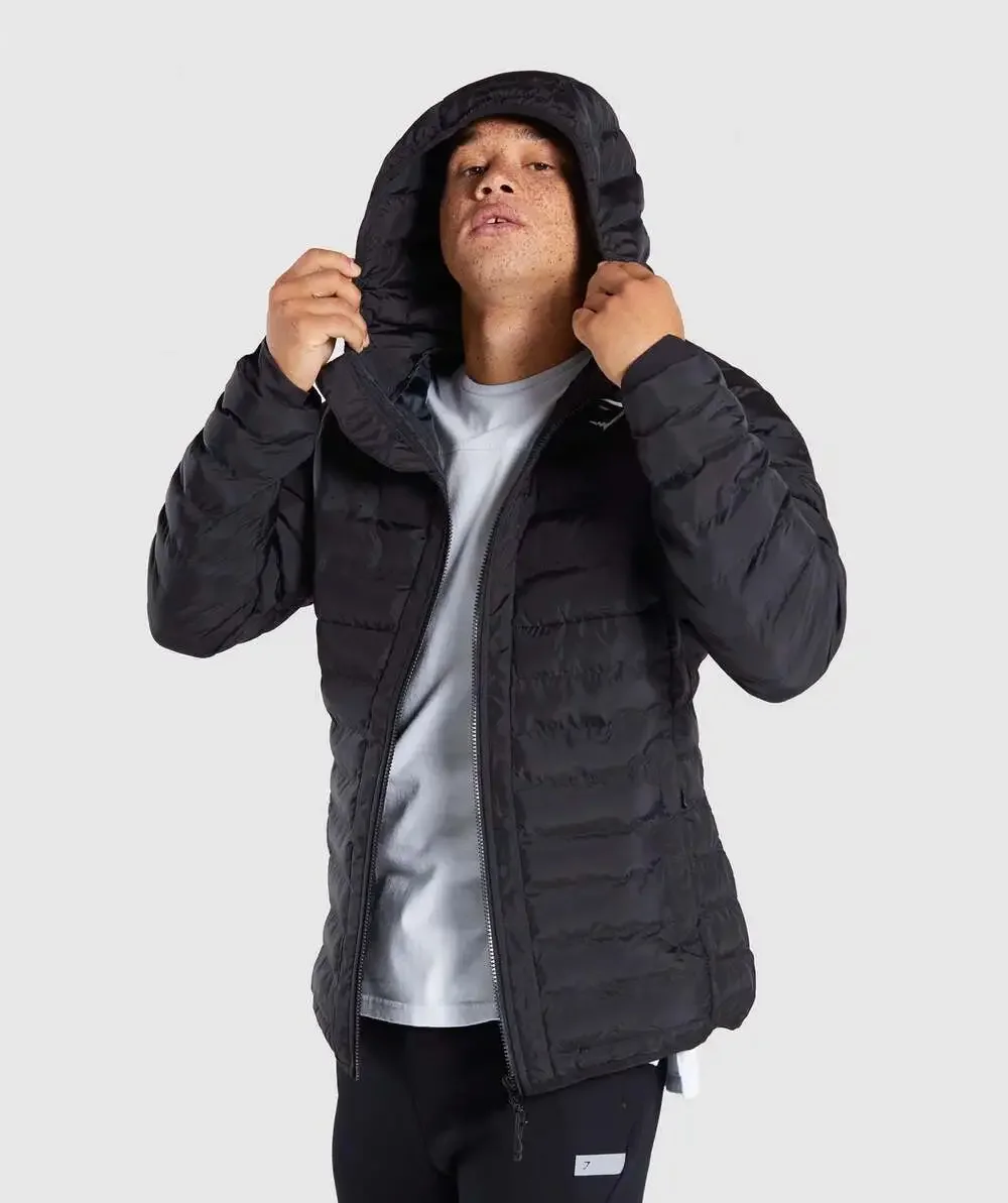 Gymshark Lightweight Hooded Puffer Jacket